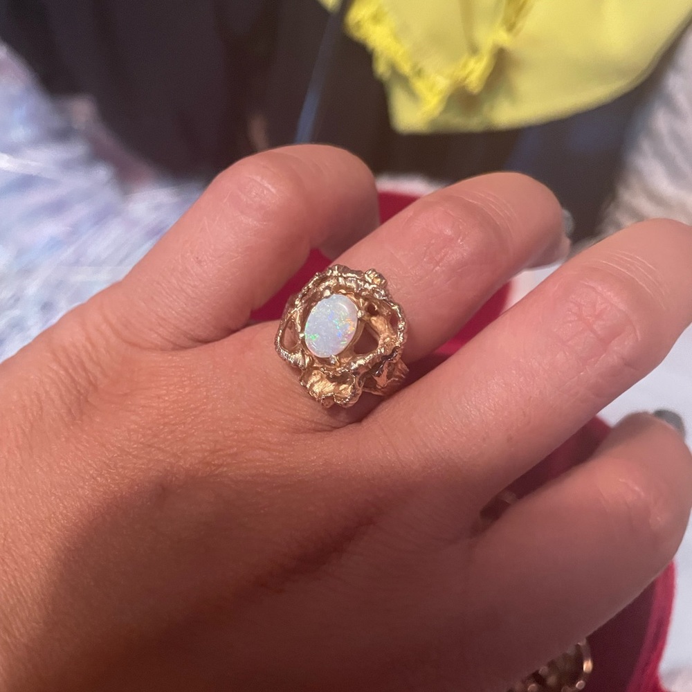14k solid gold ring